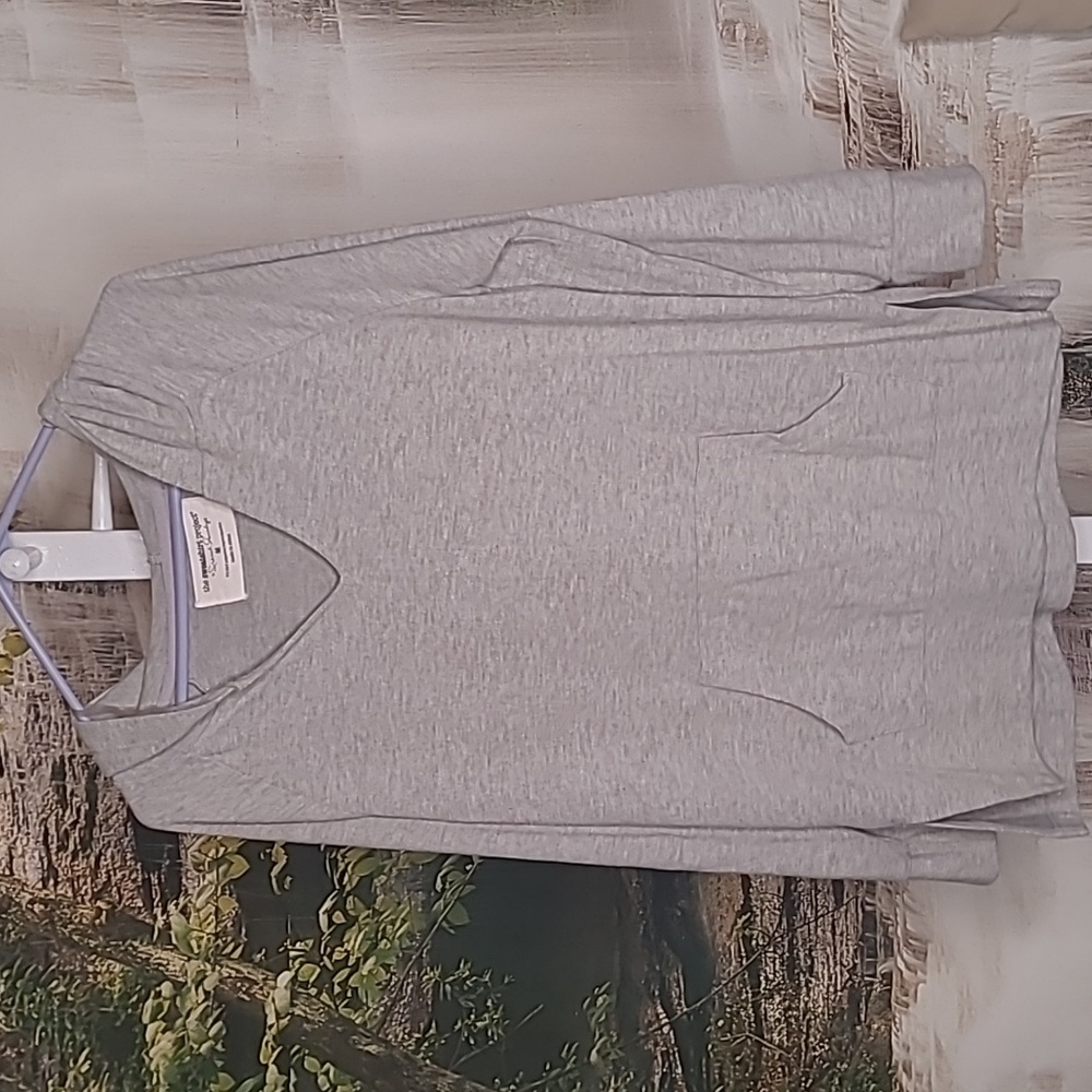 Sweatshirt Project Womens Medium long sleeve gray hoodie sweatshirt